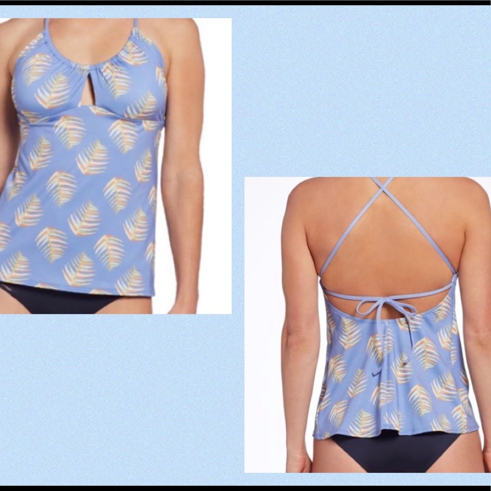NWT Patagonia Palm Tankini Violet Blue